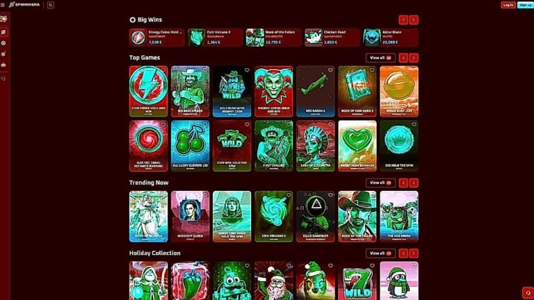 Spinwinera mobile Version